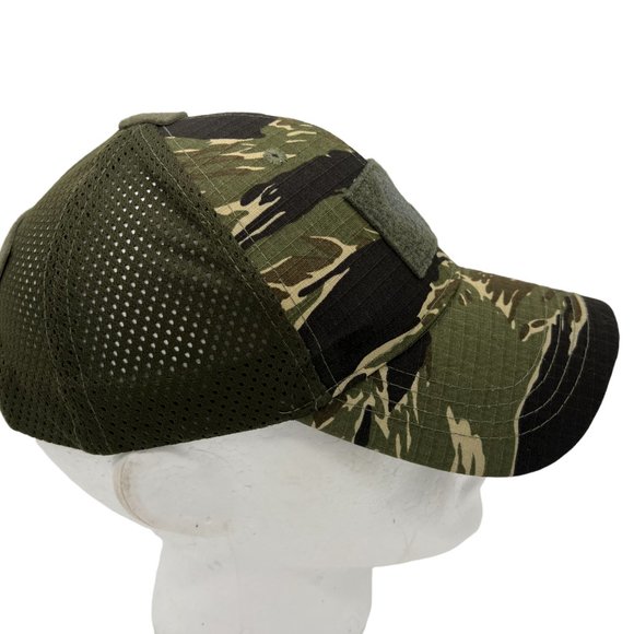 FIELDCRAFT Adjustable Tactical MACV-SOG Trucker Hat - Tiger Stripe Camo - Picture 5 of 6